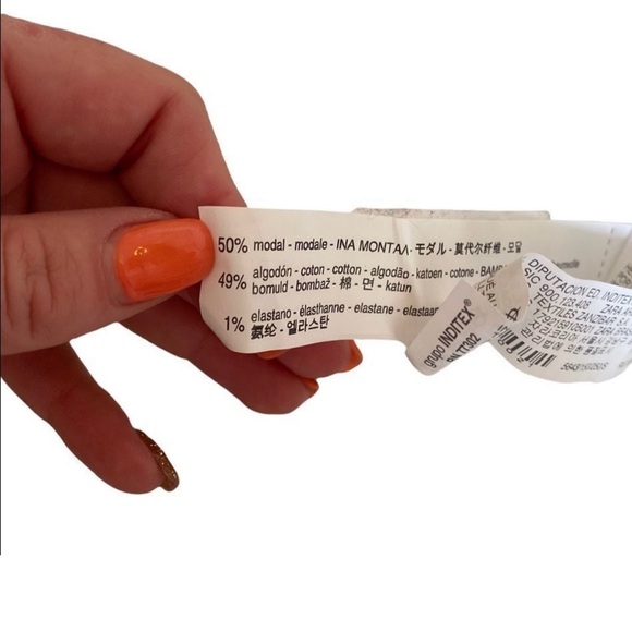 Zara poncho knit top One size tie sleeves - Picture 4 of 4